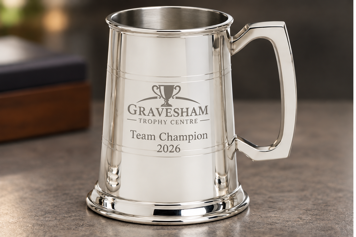 1pt Pewter Tankard - Lined