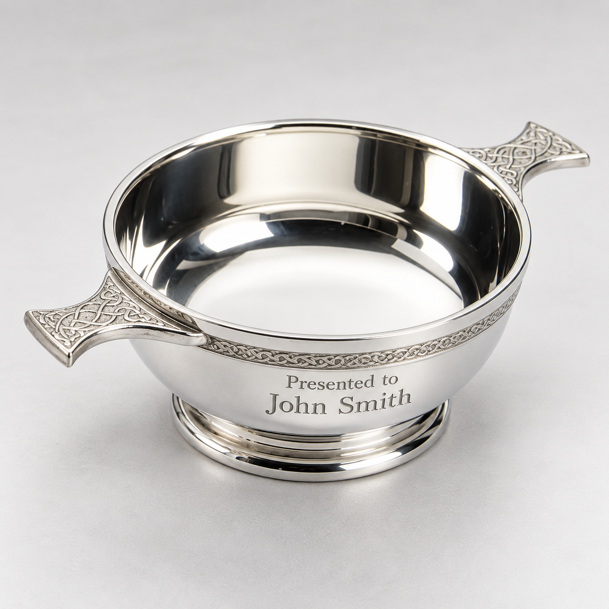 4in Pewter Quaich Bowl