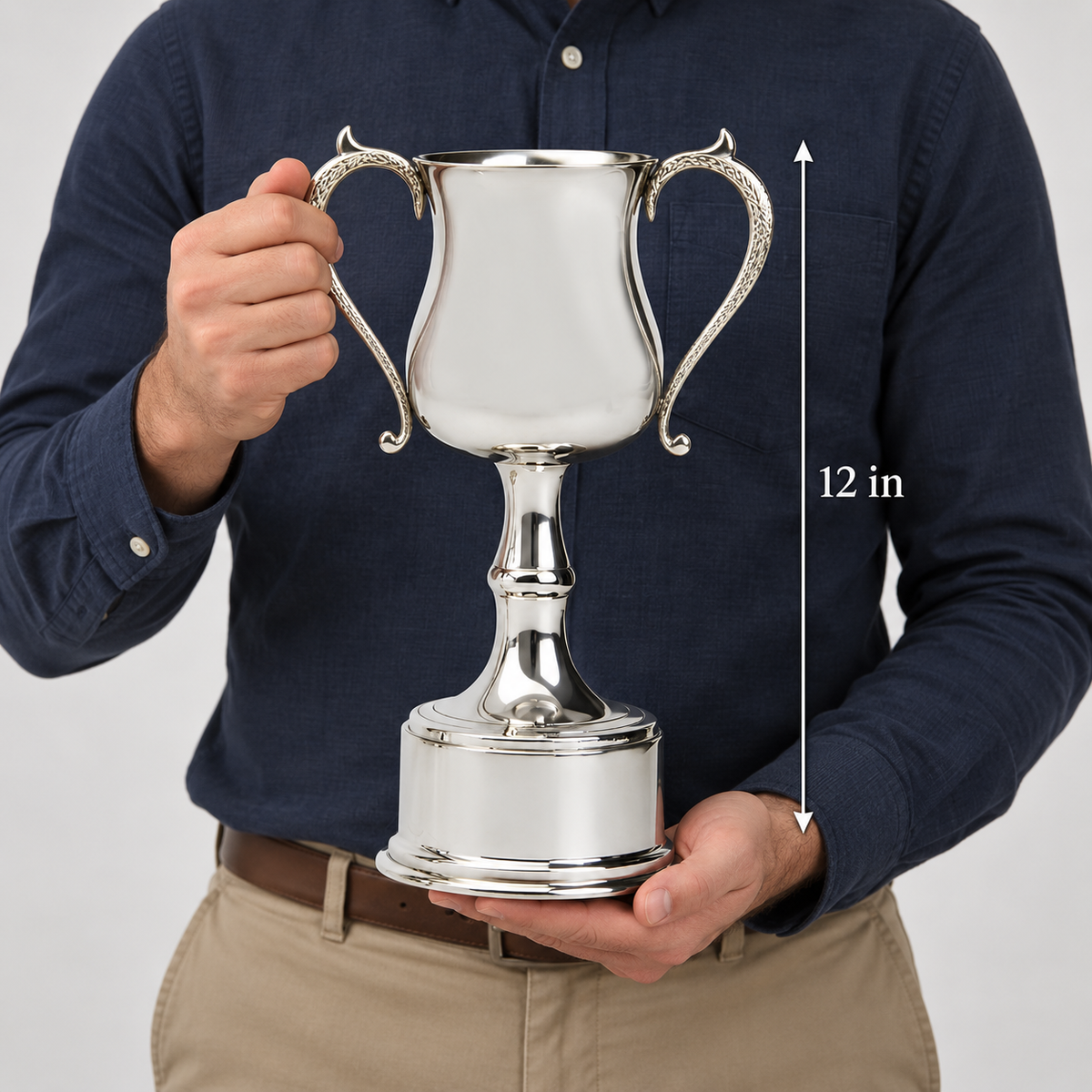 12in Pewter Georgian Trophy