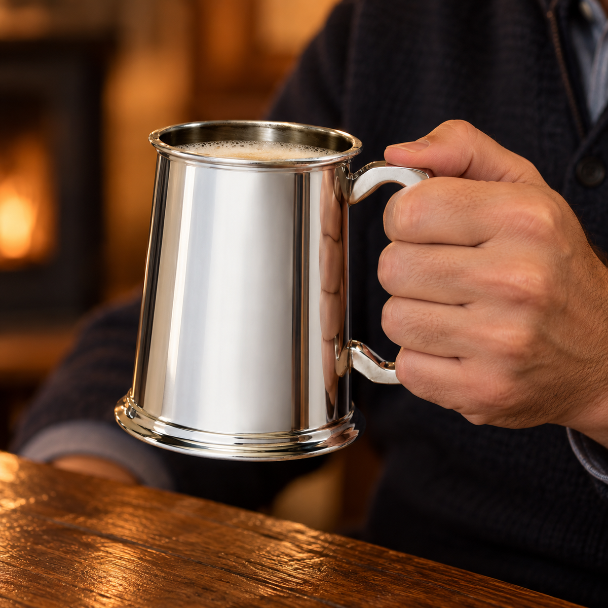 1/2pt Pewter Tankard