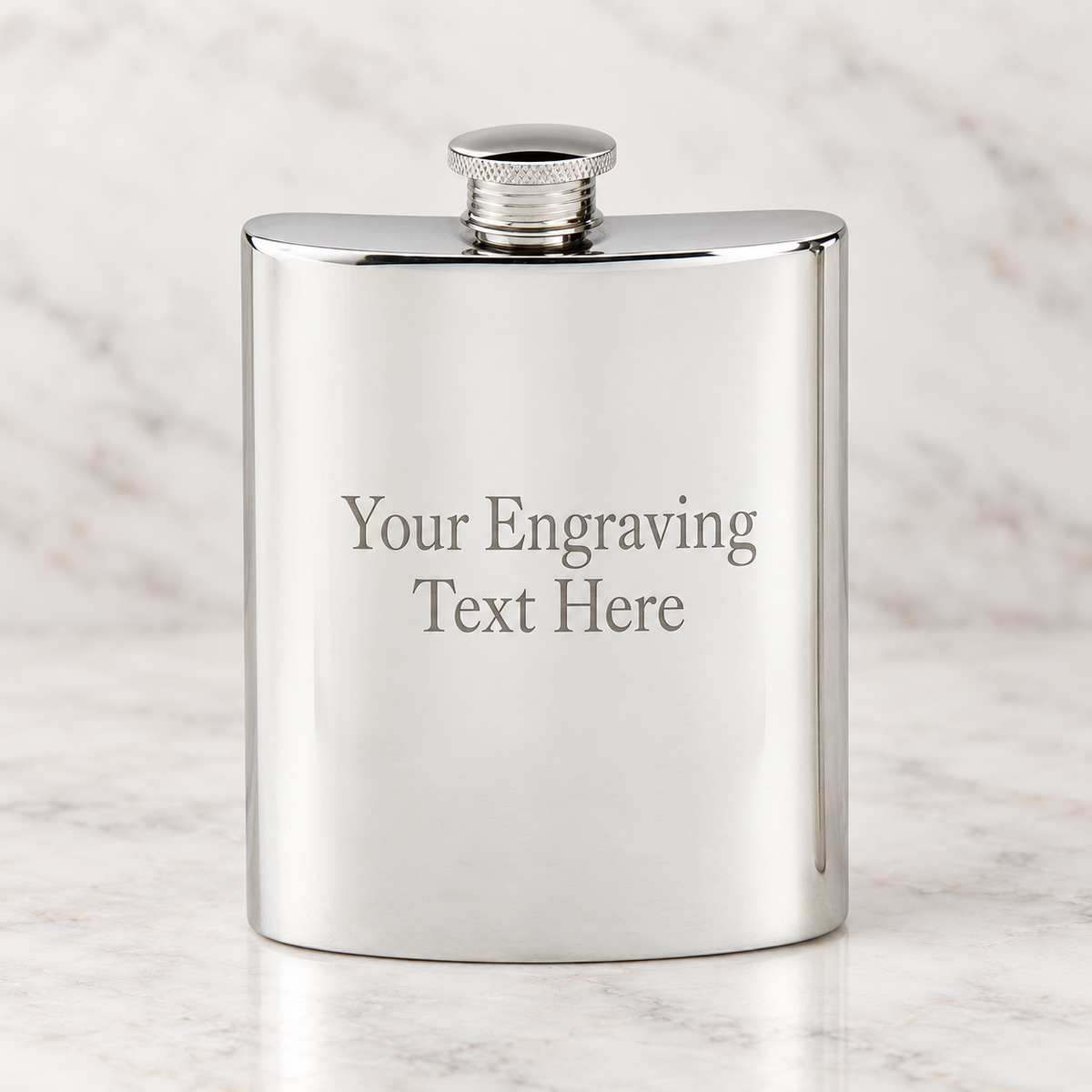 4oz Pewter Hip Flask