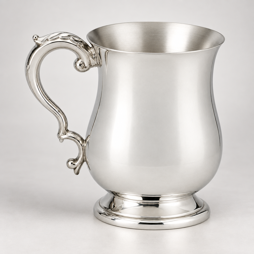 1pt Pewter Tankard - Georgian Style