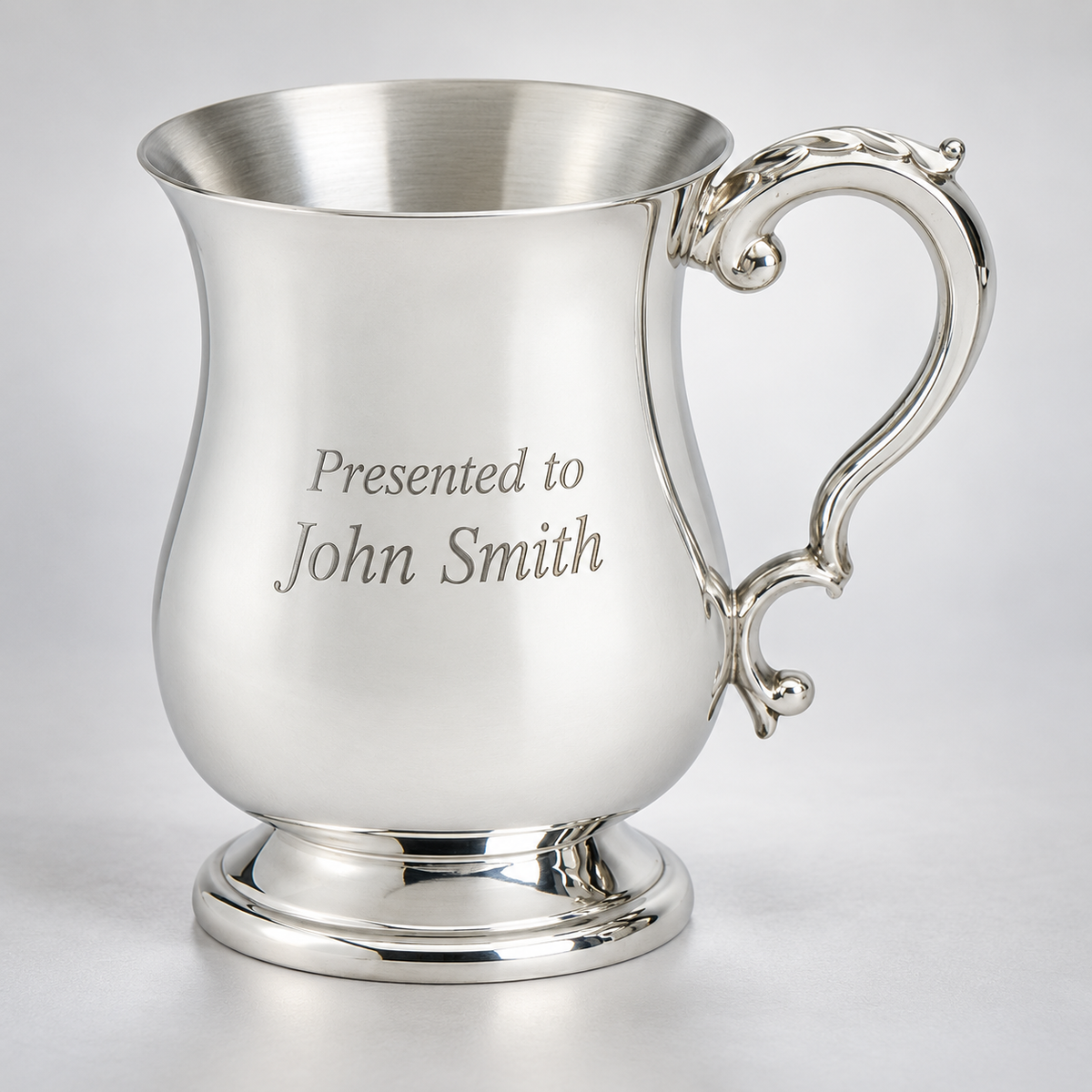 1pt Pewter Tankard - Georgian Style