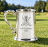 1pt Pewter Tankard - Golf Design