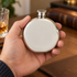 4oz Pewter Round Flask