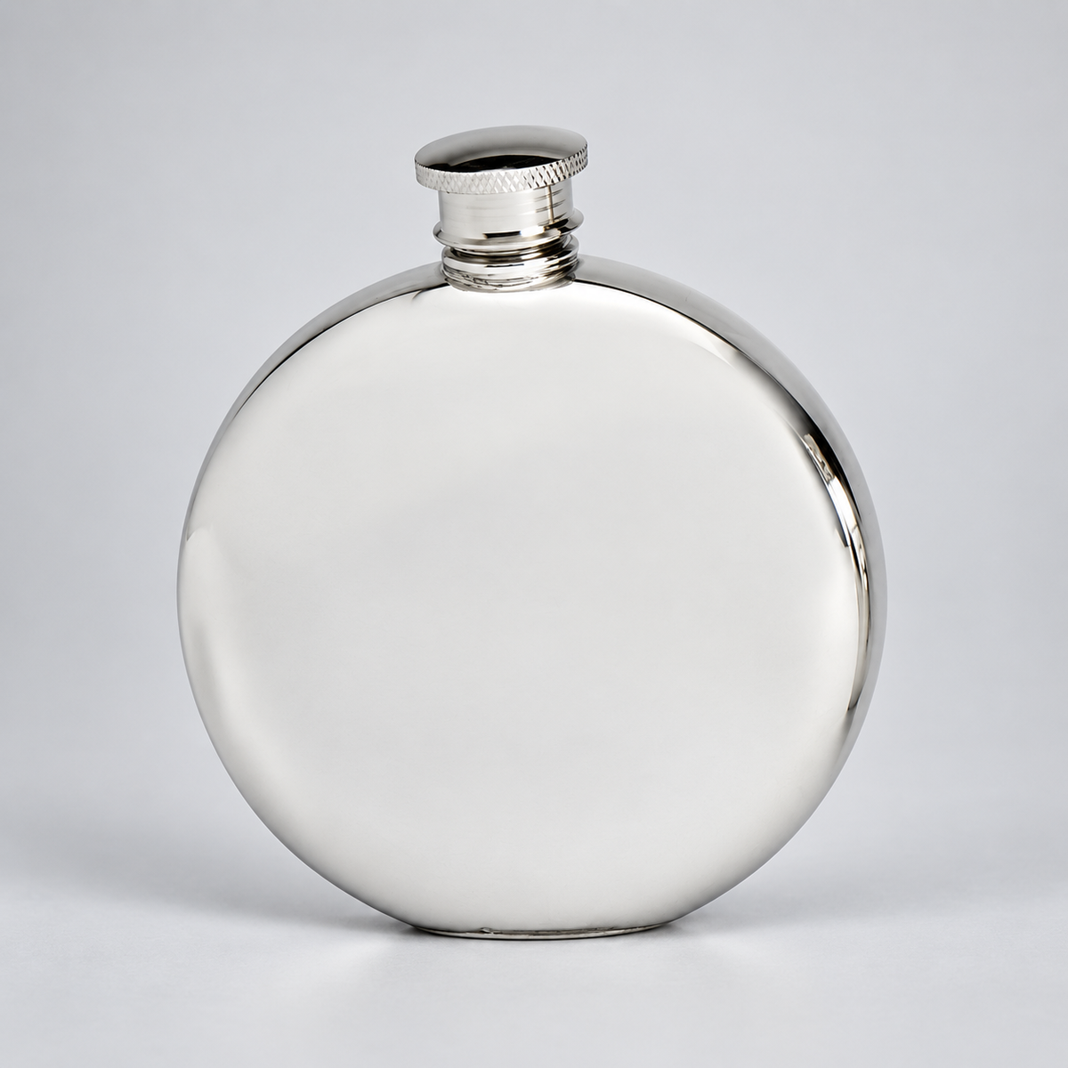 6oz Pewter Round Flask