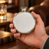 6oz Pewter Round Flask