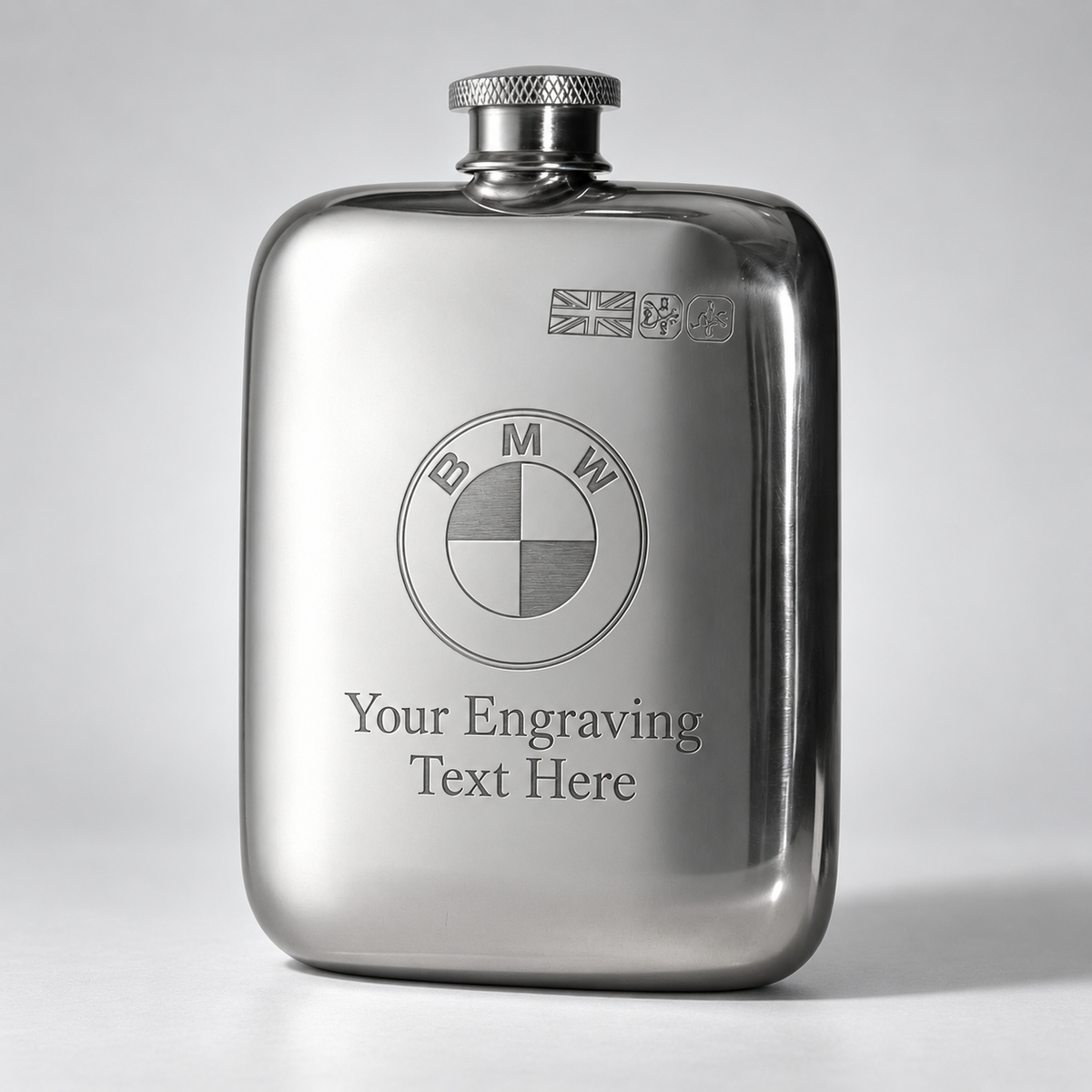 4oz Pewter Pocket Flask