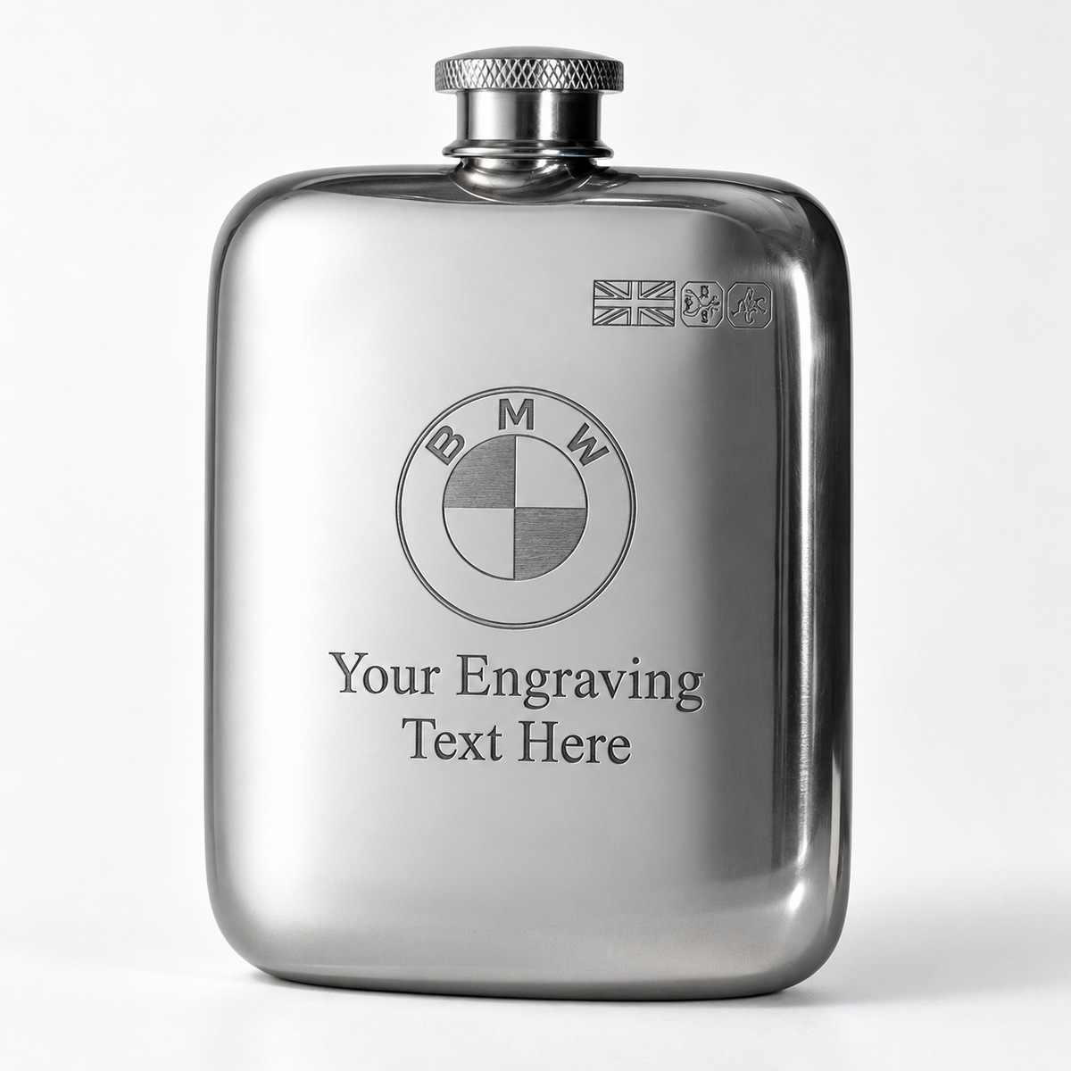6oz Pewter Pocket Flask