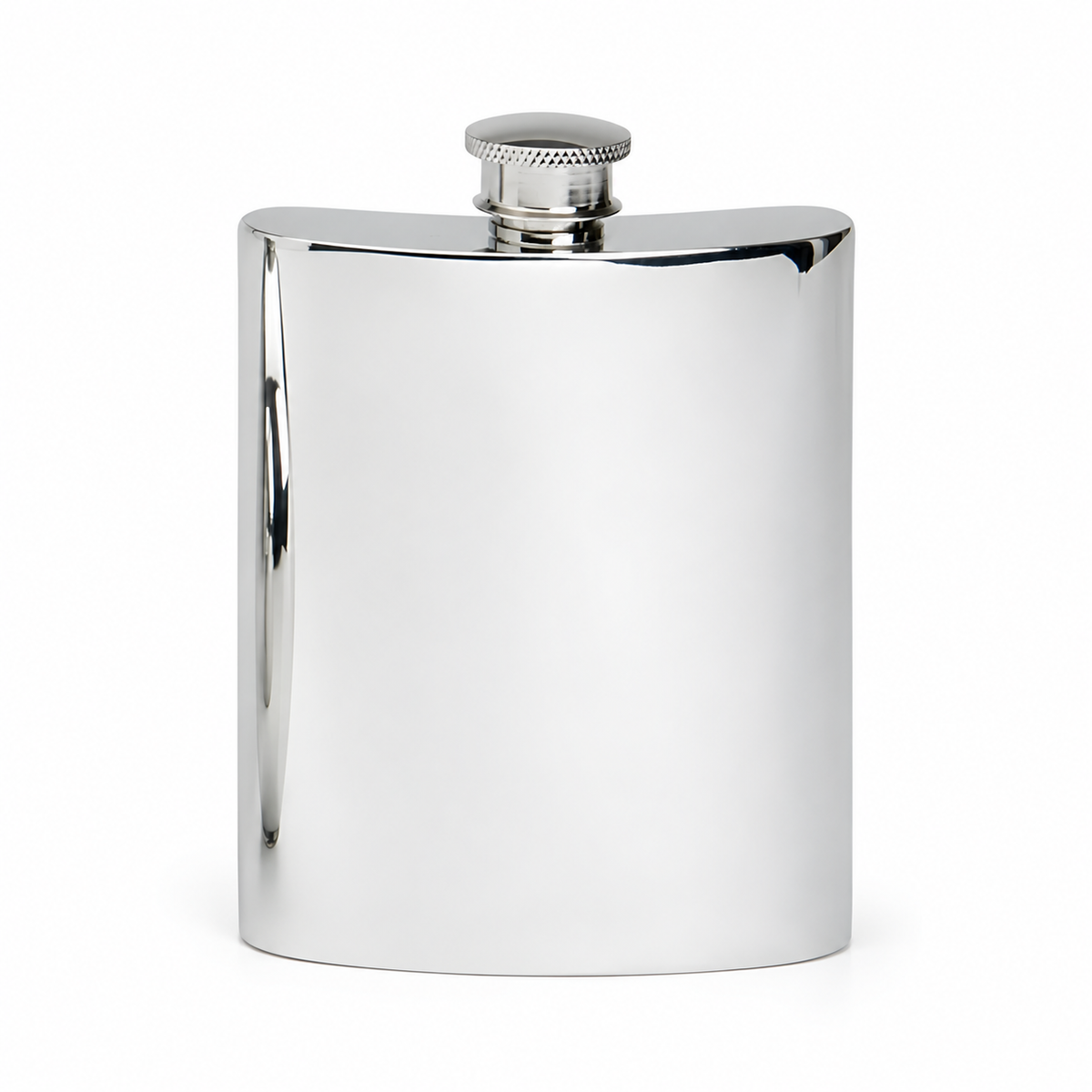 6oz Pewter Hip Flask - Golf Design