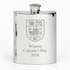 6oz Pewter Hip Flask - Golf Design