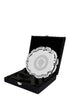 Hallmarked Sterling Silver Chippendale Salver (Tray) - With Luxury Wooden Box and Stand