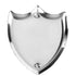 Gladiator Mini Record Side Metal Shield - Silver (Available Engraved)