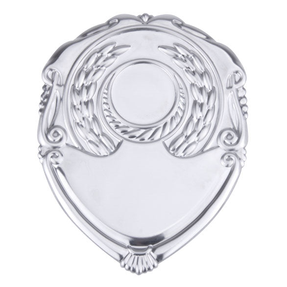 Classic Metal Title Shield - Silver (Available Engraved)