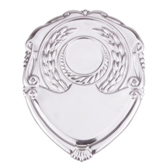 Classic Metal Title Shield - Silver (Available Engraved)