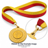Red & Yellow Medal Ribbon with Clip