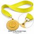 Neon Yellow Medal Ribbon with Clip