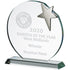 Glass Circle with Metal Star Award (CLEARANCE)