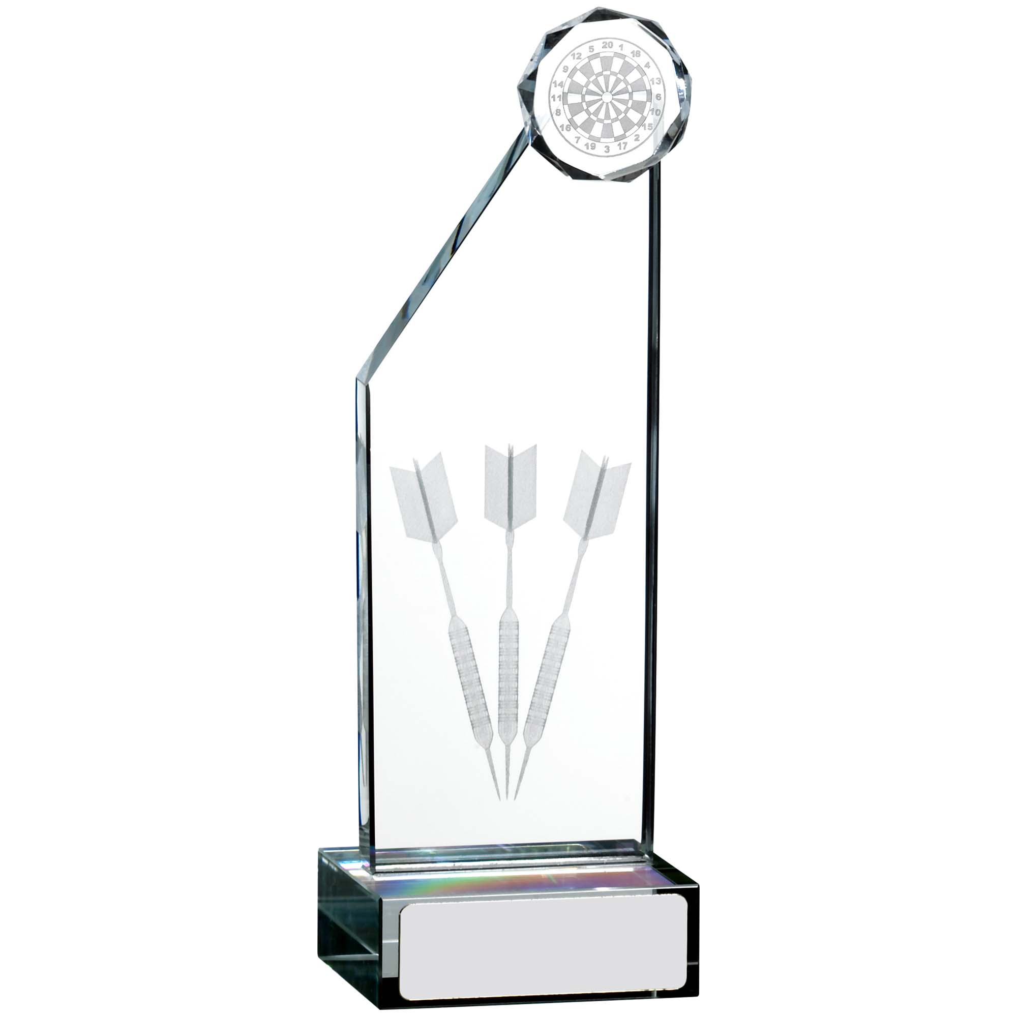 Darts Glass Award 5in (CLEARANCE)