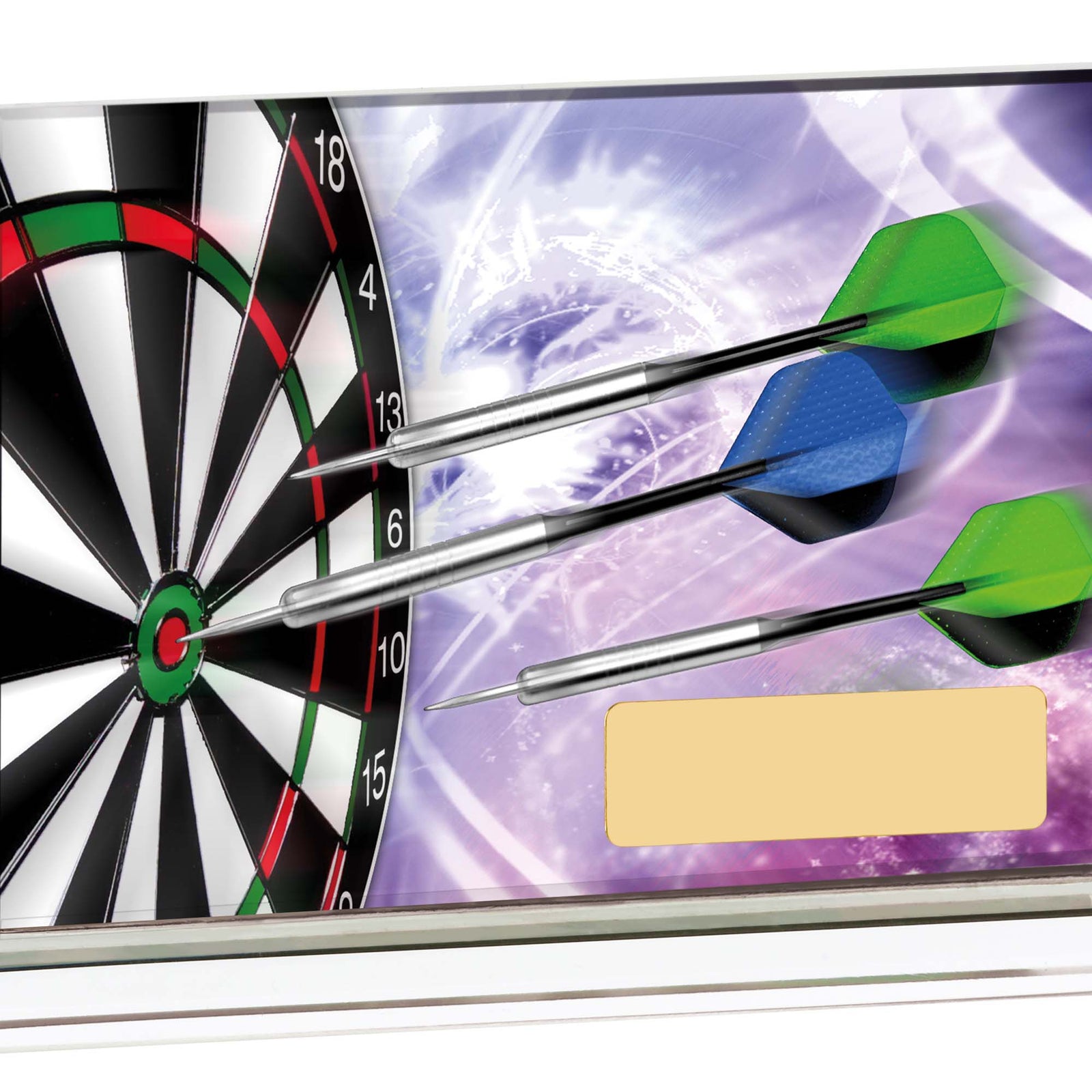 Darts Glass Award 6in X 4in (CLEARANCE)