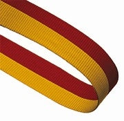 Red & Yellow Medal Ribbon with Clip