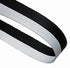 Black & White Medal Ribbon with Clip