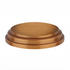 Round Wooden Trophy Base (Gold Veneer) - With Optional Plinth Band