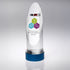 Personalised Glass Oval Column Award on Blue Base
