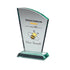 Personalised Jade Glass Award - Sail Plaque