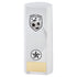 Premier Football Plastic Column Trophy - White