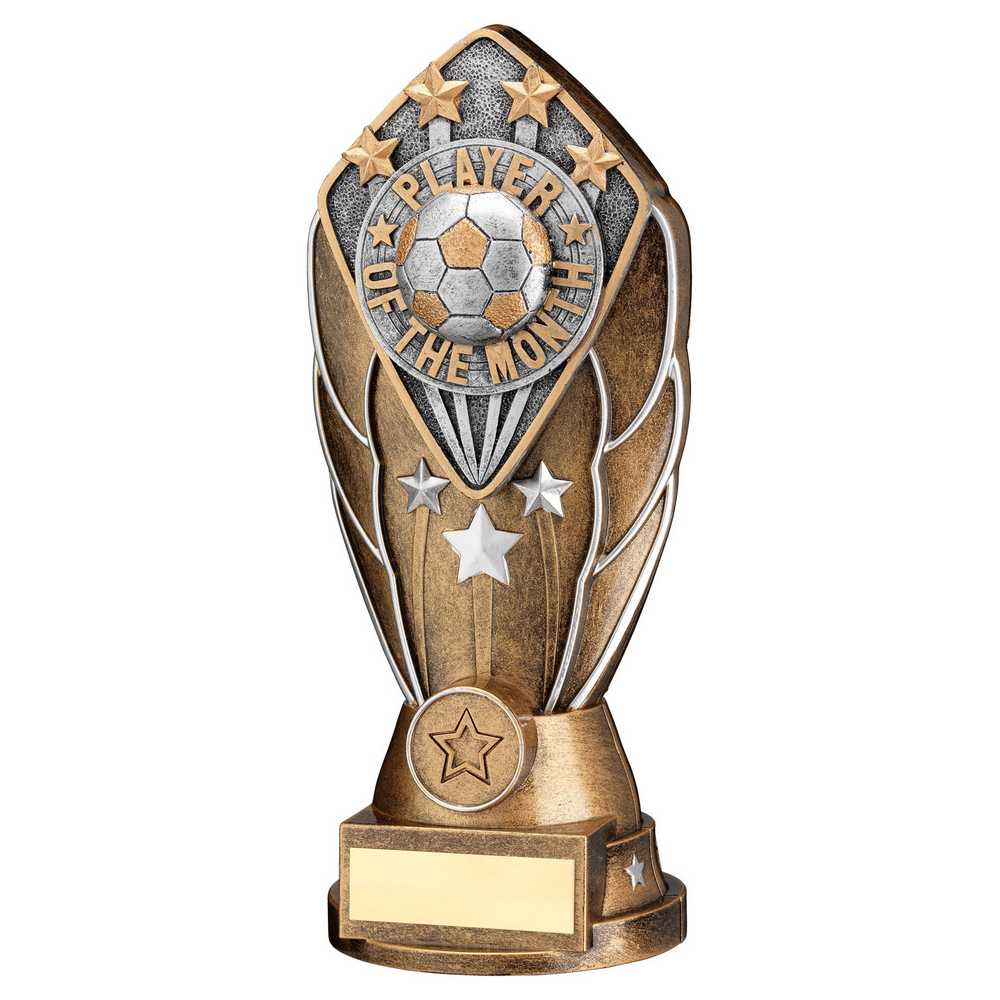 Diamond Column Football Player of the Month Trophy