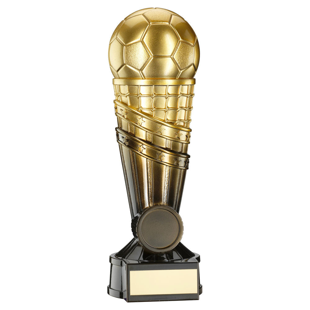 Football Statue Plastic Trophy - Gold/Black