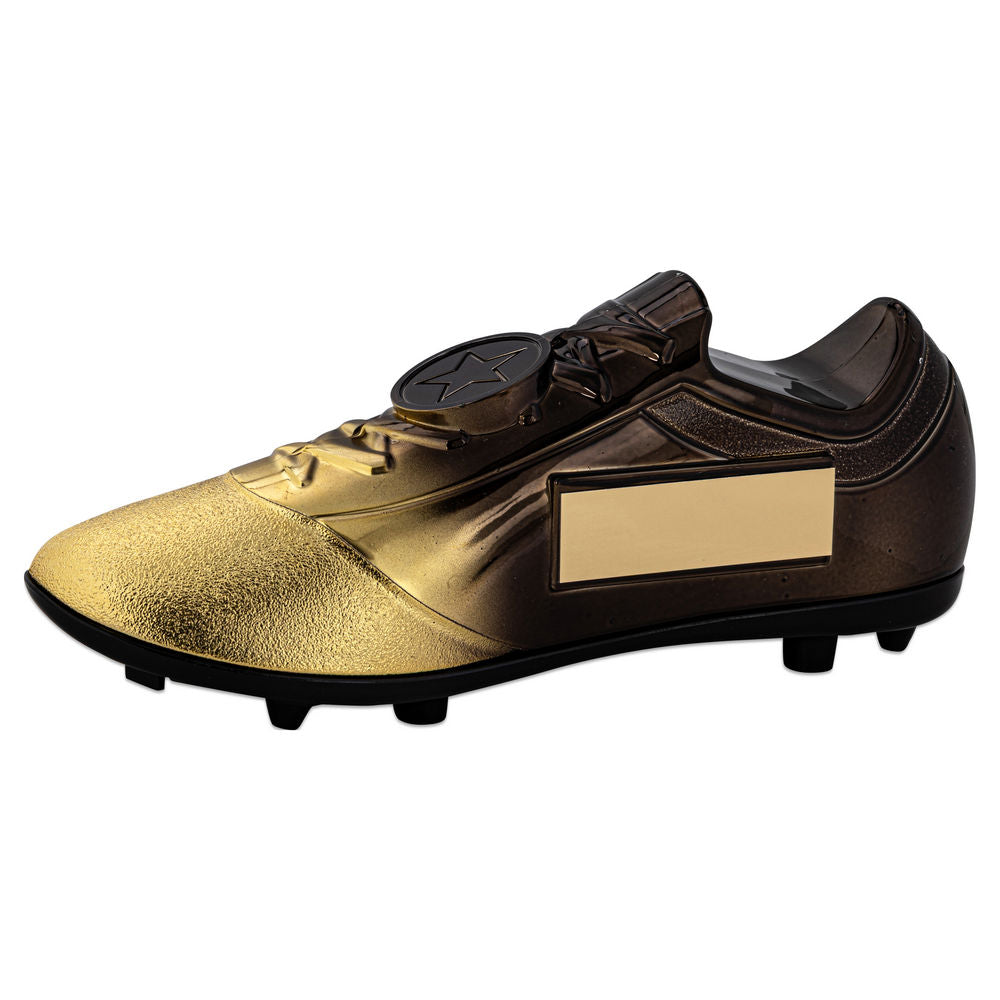 Football Boot Plastic Trophy - Gold/Black