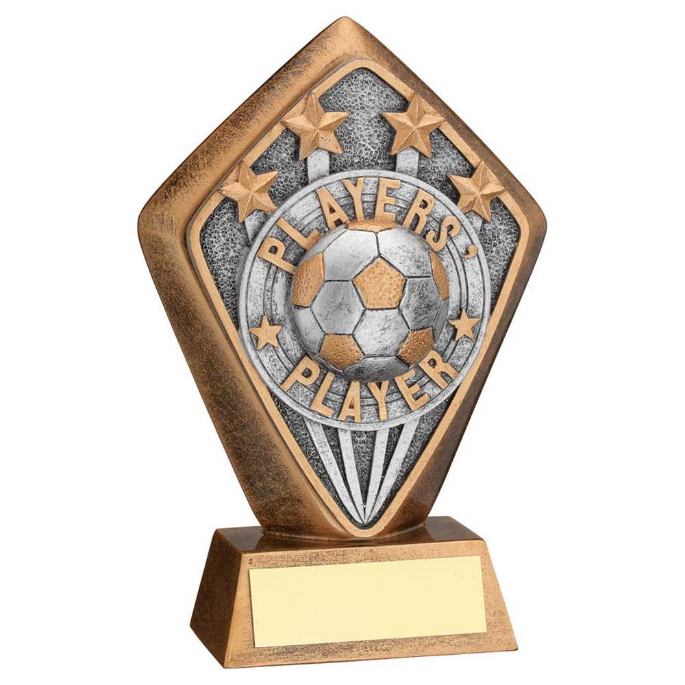 Football Players Player Diamond Trophy Plaque