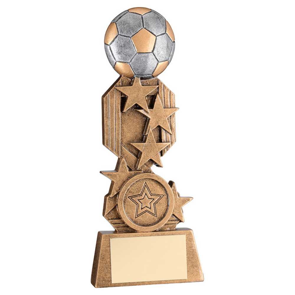 Football Star Column Flat-Back Trophy