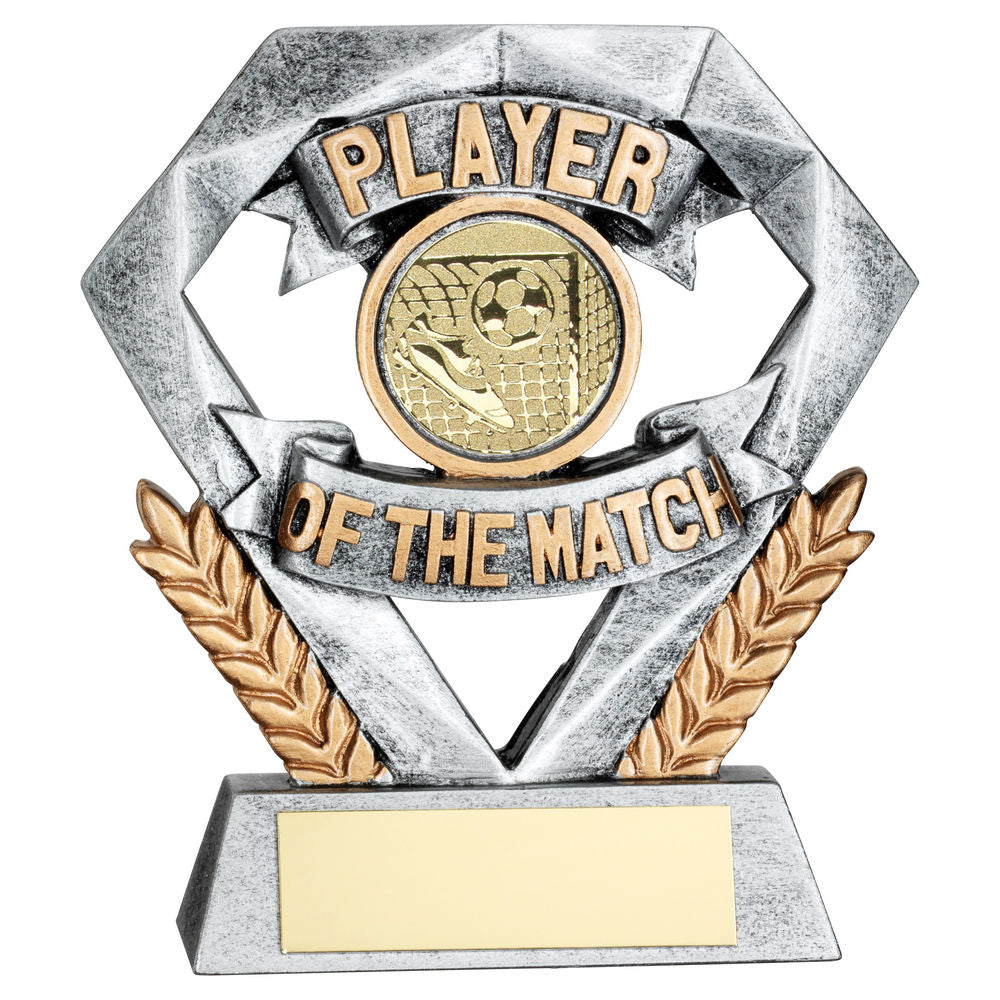 Football Player of the Match Mini Diamond Tower Trophy