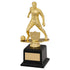 Male Football Statue Award on Base (Plastic) - Gold/Black