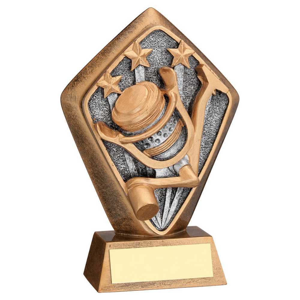 Angling Diamond Trophy Plaque