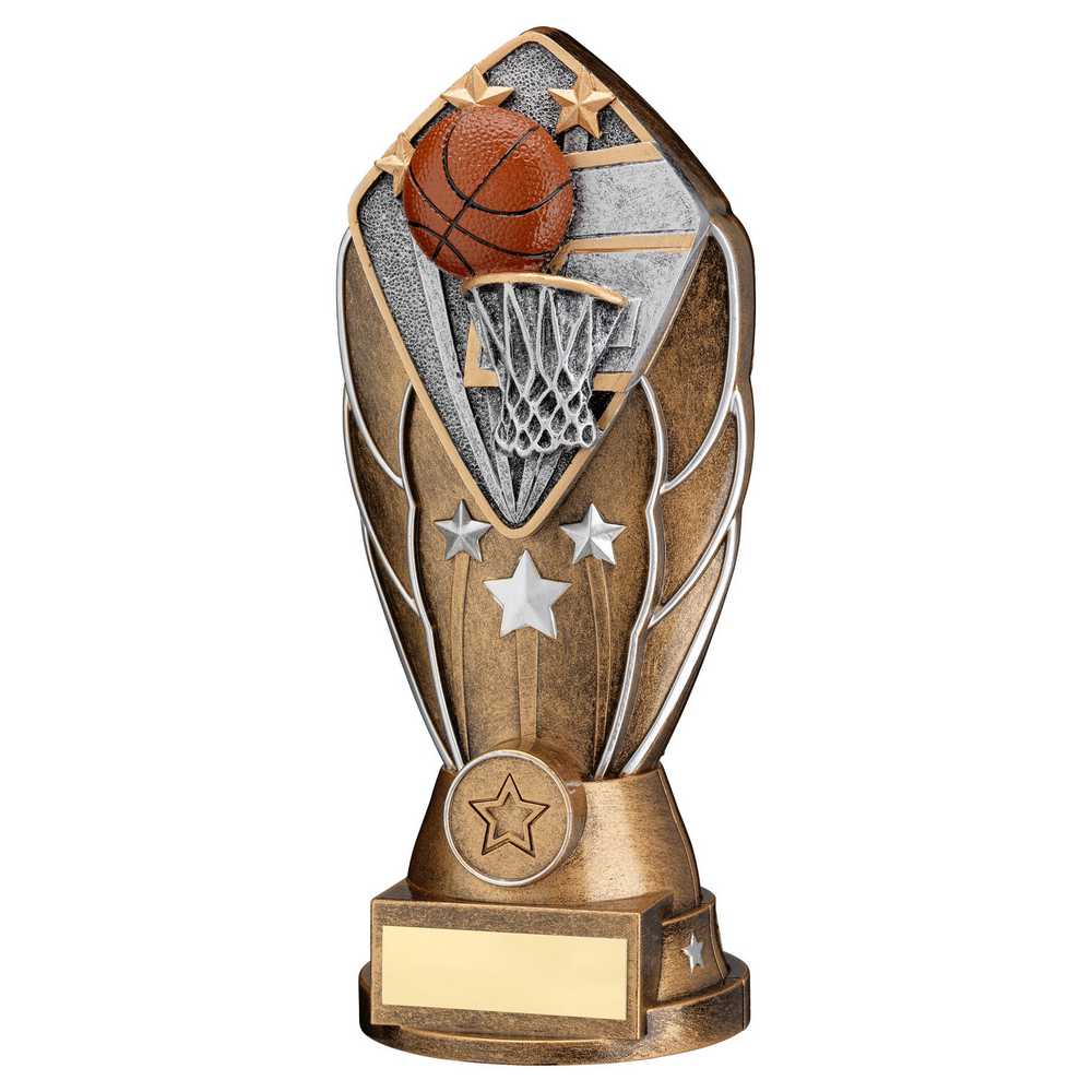 Diamond Column Basketball Trophy