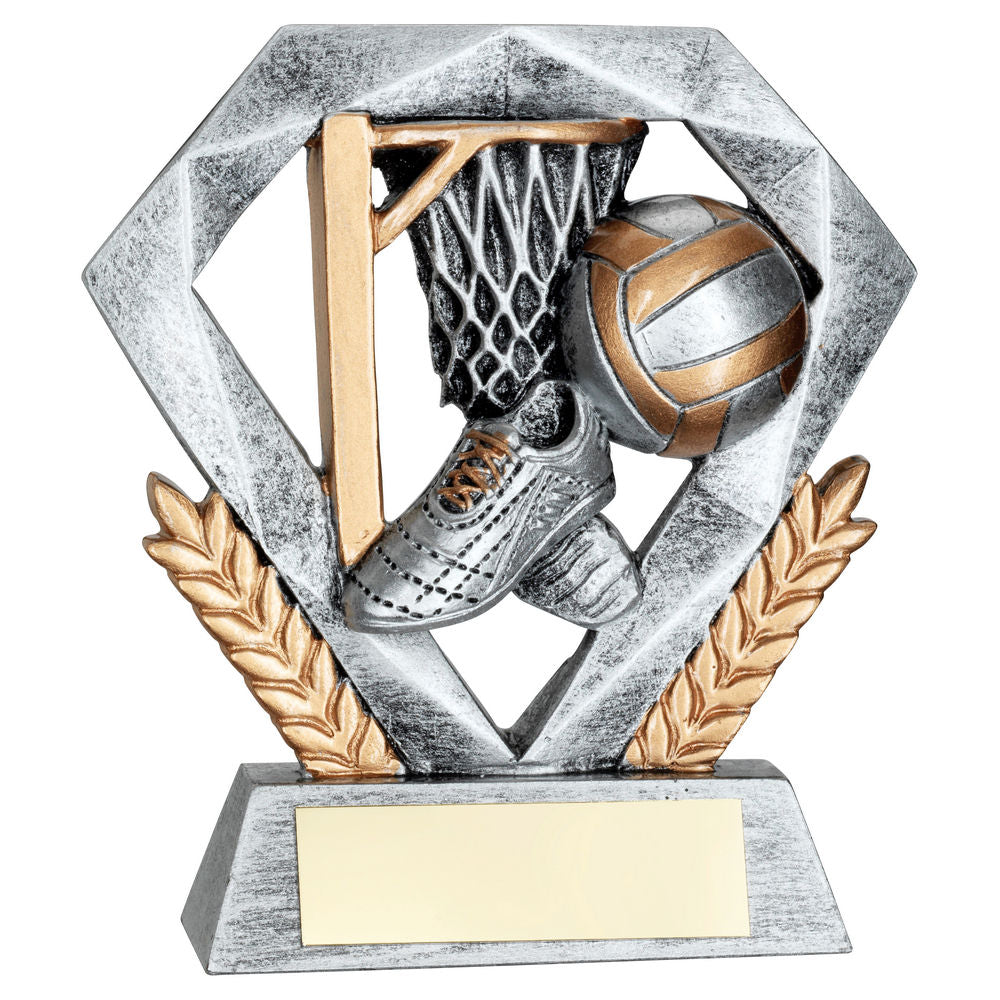 Netball Mini Diamond Tower Trophy