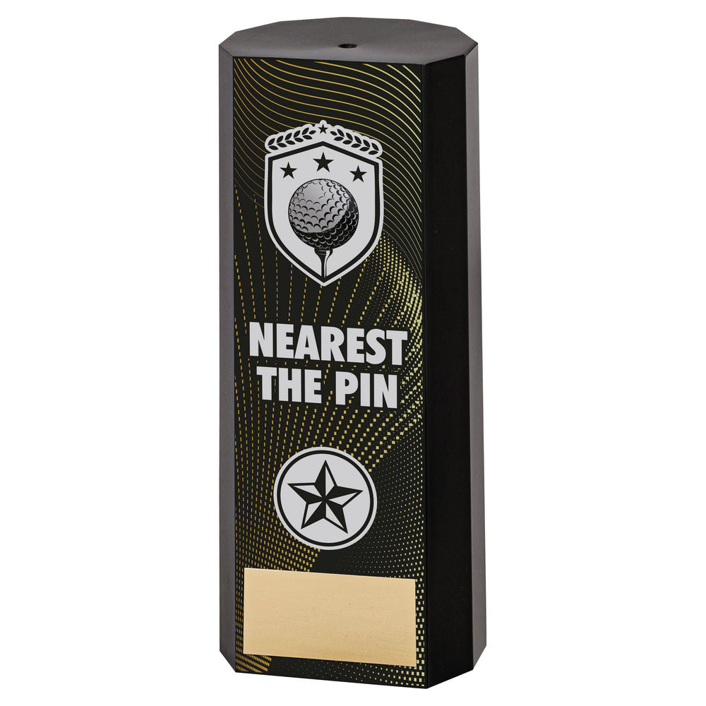 Premier Golf Nearest The Pin Plastic Column Trophy - Black