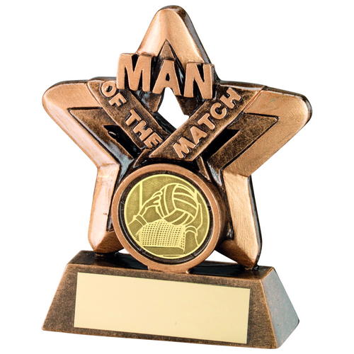 Gaelic Football 'Man of the Match' Mini Star Trophy