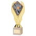Shooting Gold Plastic Statue Trophy on Cream Marble Base