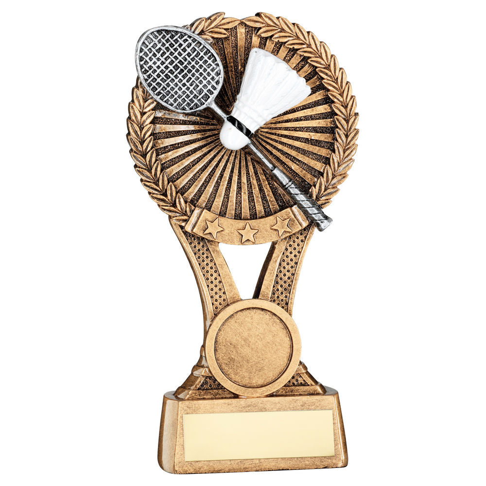 Badminton Achievement Statue Trophy