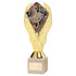Music Gold Plastic Statue Trophy on Cream Marble Base