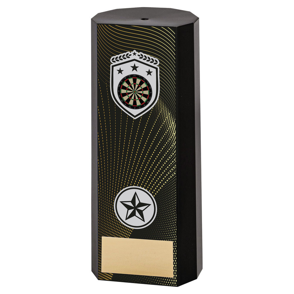 Premier Darts Plastic Column Trophy - Black