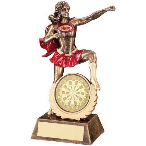 Ladies Darts Superhero Trophy