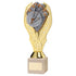 Darts Gold Plastic Statue Trophy on Cream Marble Base