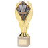 Rowing Gold Plastic Statue Trophy on Cream Marble Base