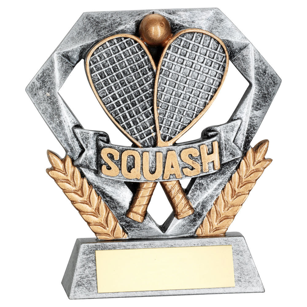 Squash Mini Diamond Tower Trophy